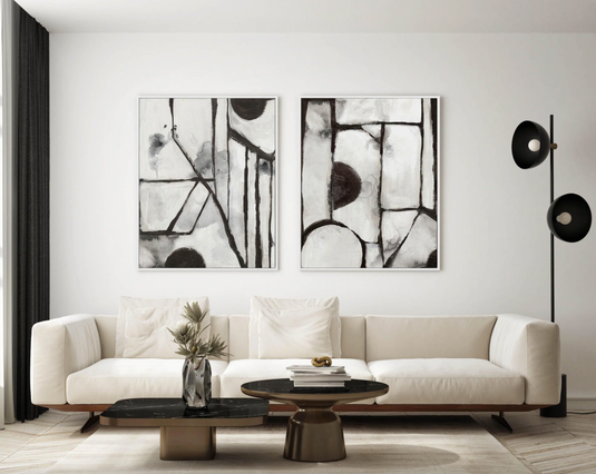 Black, White & Cream