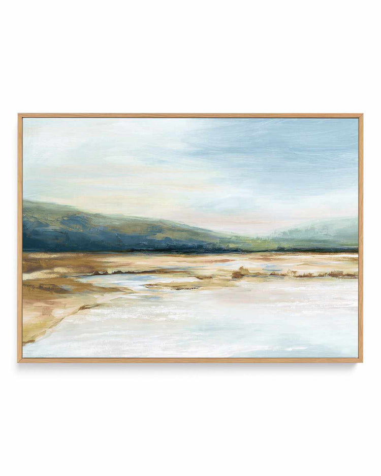 By the Water I | Framed Canvas Art Print