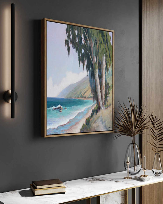Central California Coast by Ed Penniman | Framed Canvas Art Print