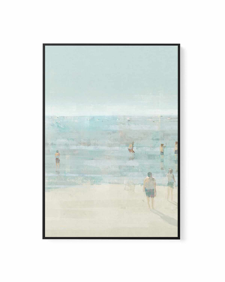 Emerald Beach II | Framed Canvas Art Print