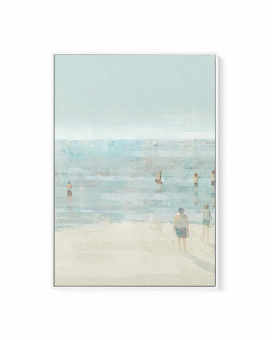 Emerald Beach II | Framed Canvas Art Print