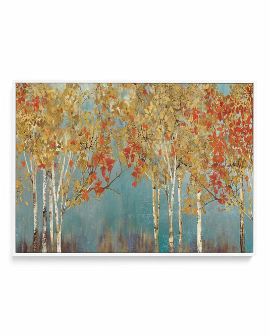 First Moment | Framed Canvas Art Print