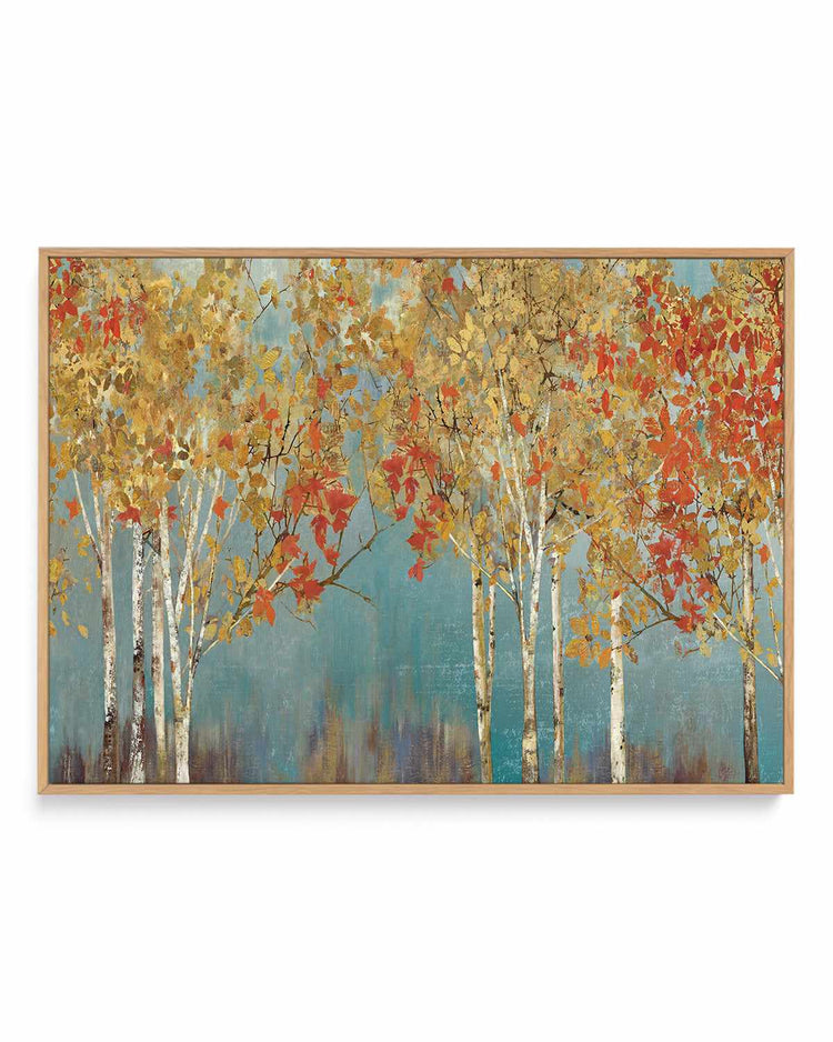 First Moment | Framed Canvas Art Print