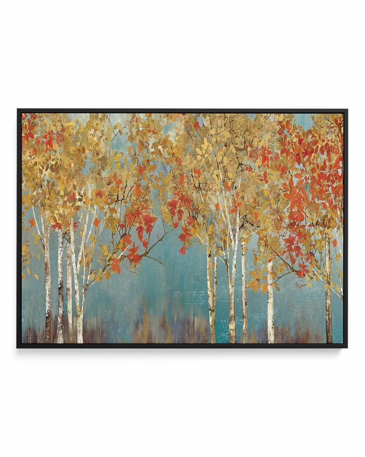 First Moment | Framed Canvas Art Print