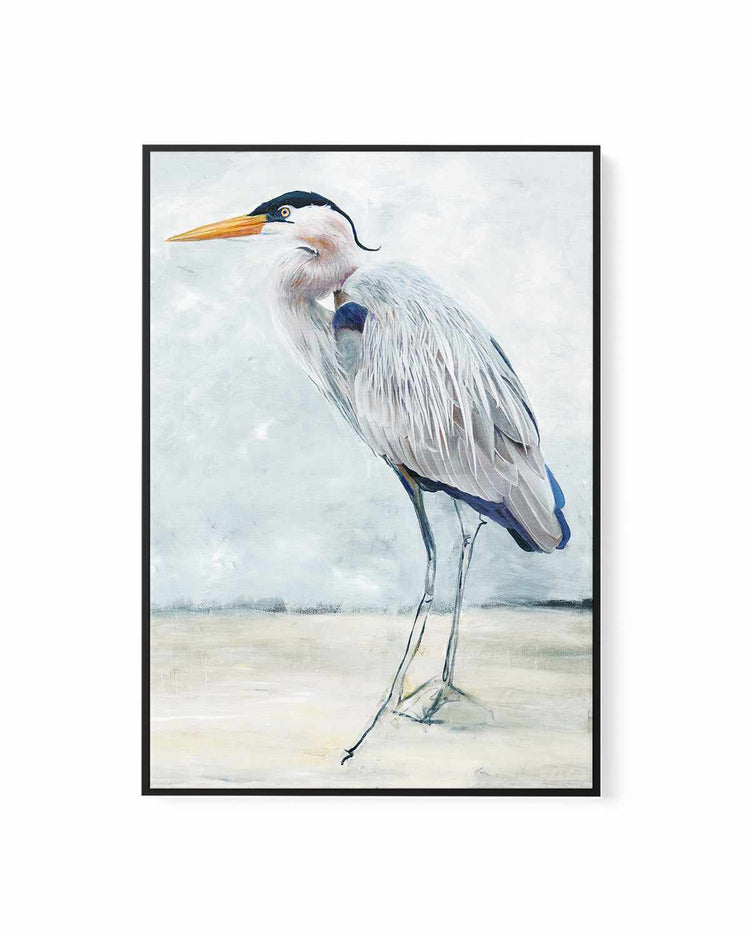 Hamptons Bird Painting I | Framed Canvas Art Print