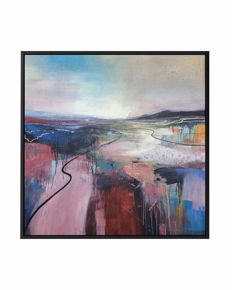 I'll Meet You On The Estuary by Andrew Kinmont | Framed Canvas Art Print