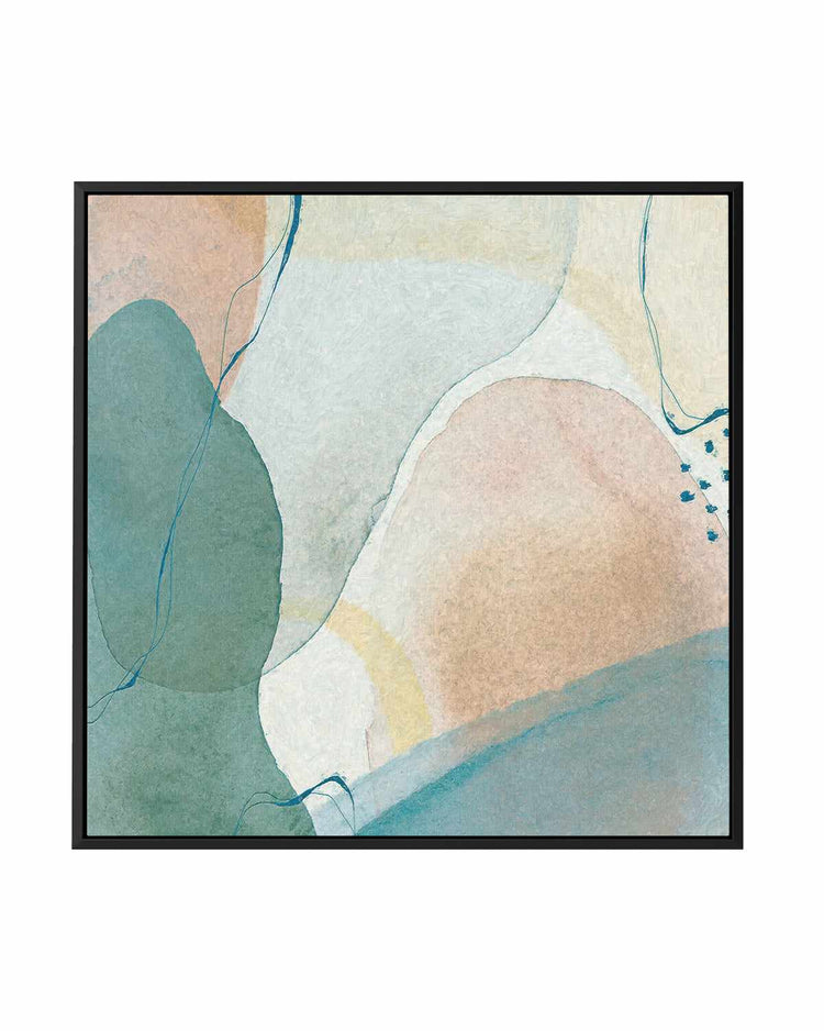 Inky Abstract I | Framed Canvas Art Print