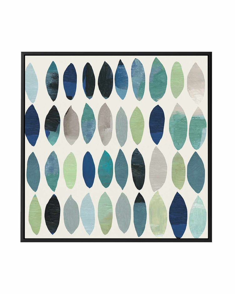 Leaf Abstract I | Framed Canvas Art Print