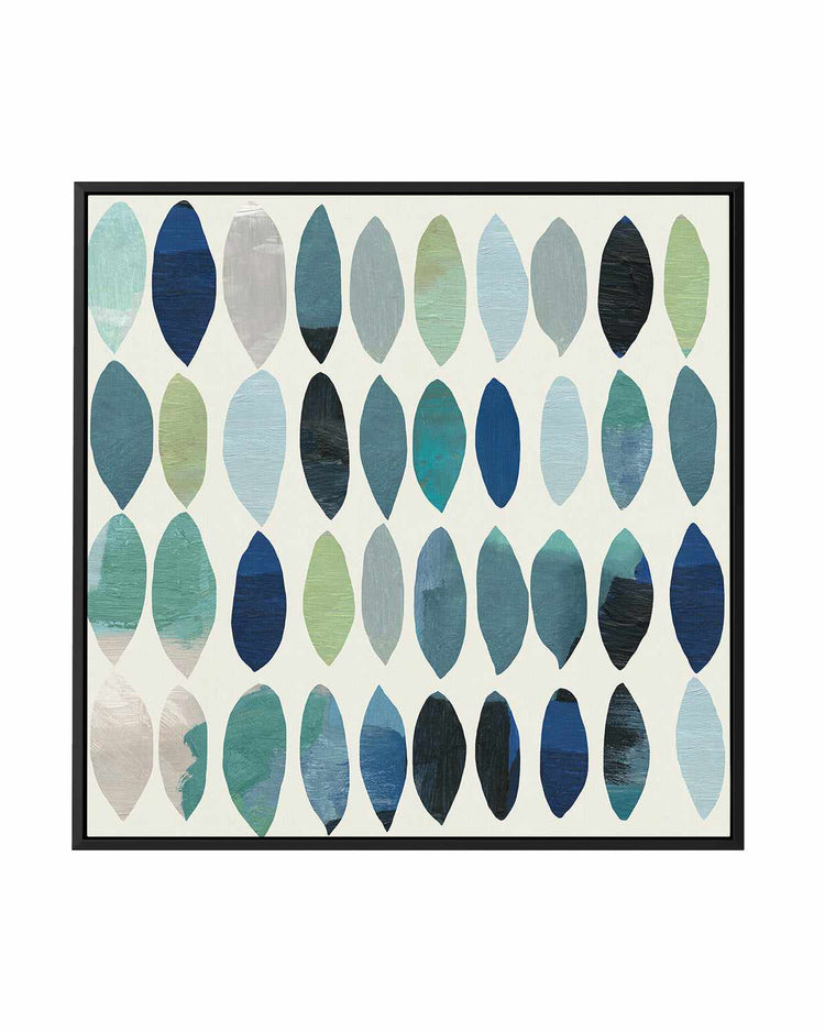 Leaf Abstract II | Framed Canvas Art Print