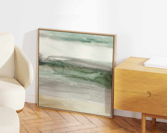 Look Out II | Framed Canvas Art Print