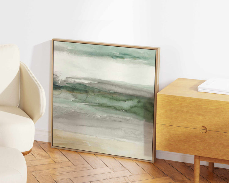 Look Out II | Framed Canvas Art Print