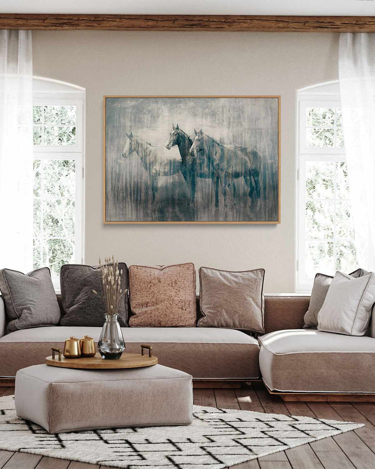 Marchpast | Framed Canvas Art Print