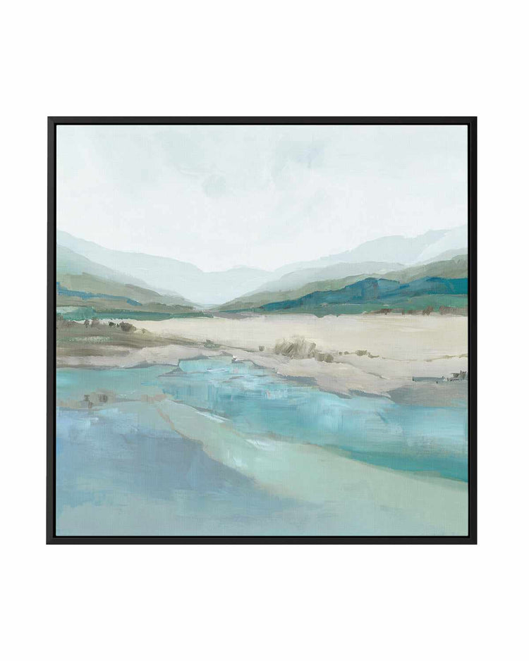 Misty Mornings | Framed Canvas Art Print