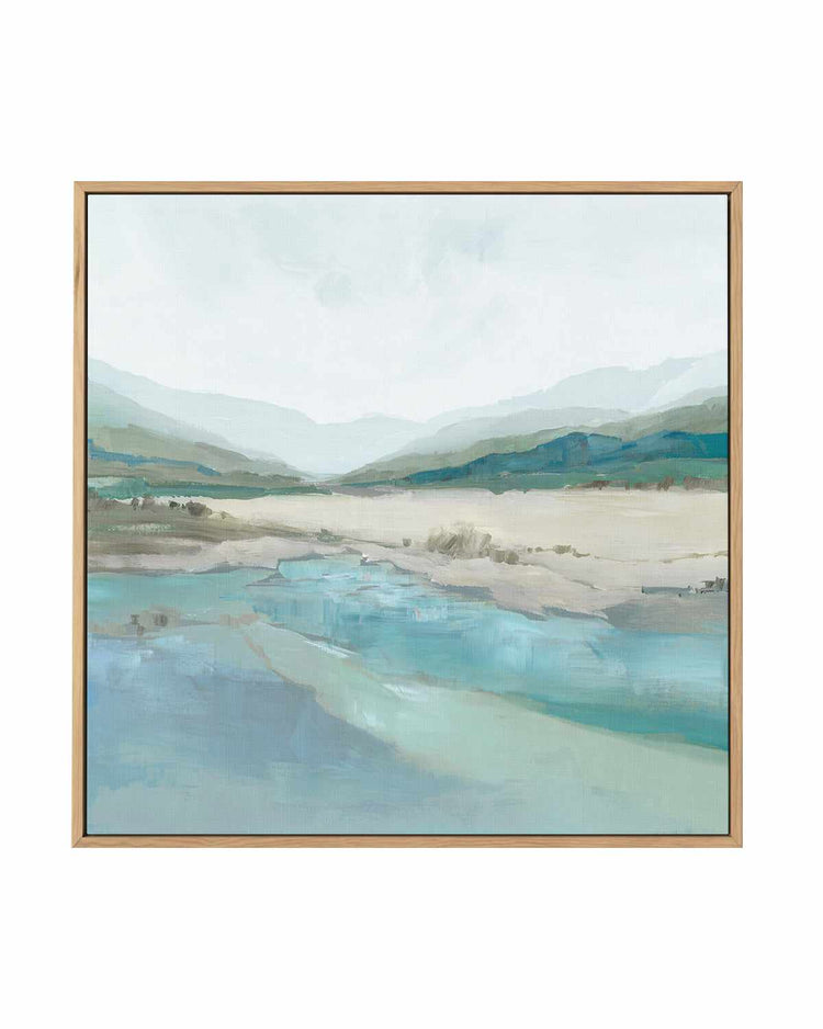 Misty Mornings | Framed Canvas Art Print