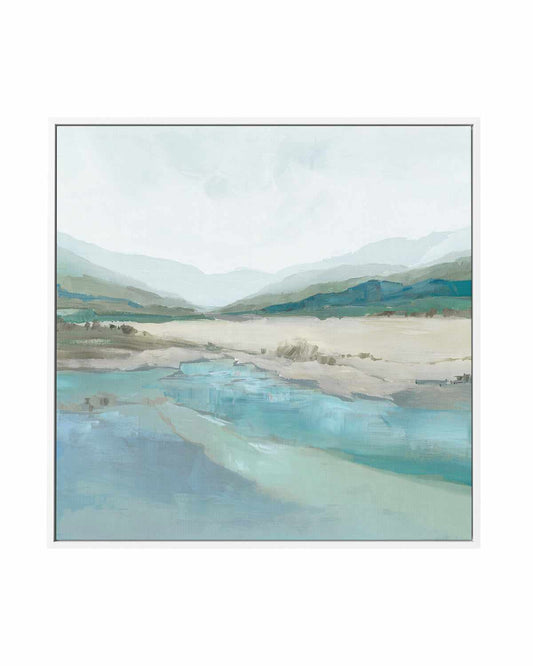 Misty Mornings | Framed Canvas Art Print