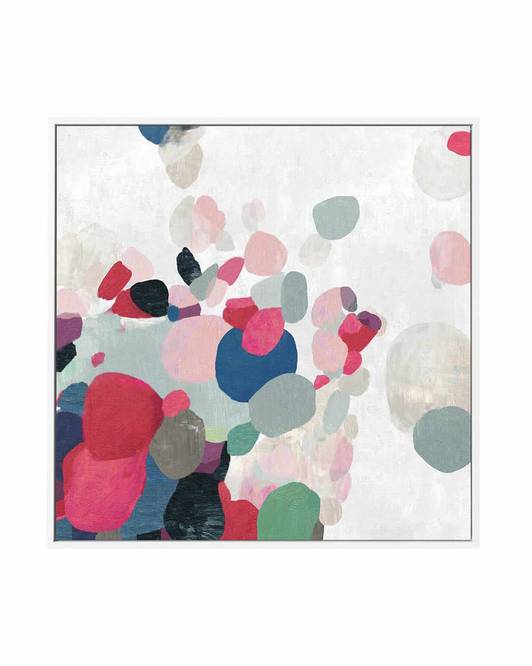 Multicolourful I | Framed Canvas Art Print