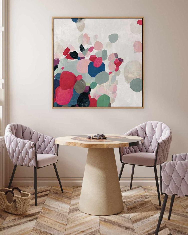 Multicolourful I | Framed Canvas Art Print