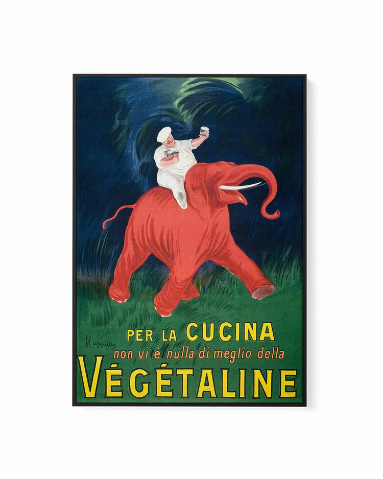 Per La Cucina Vintage Poster | Framed Canvas Art Print