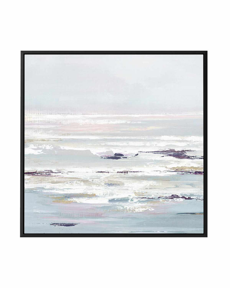 Purple Tides I | Framed Canvas Art Print