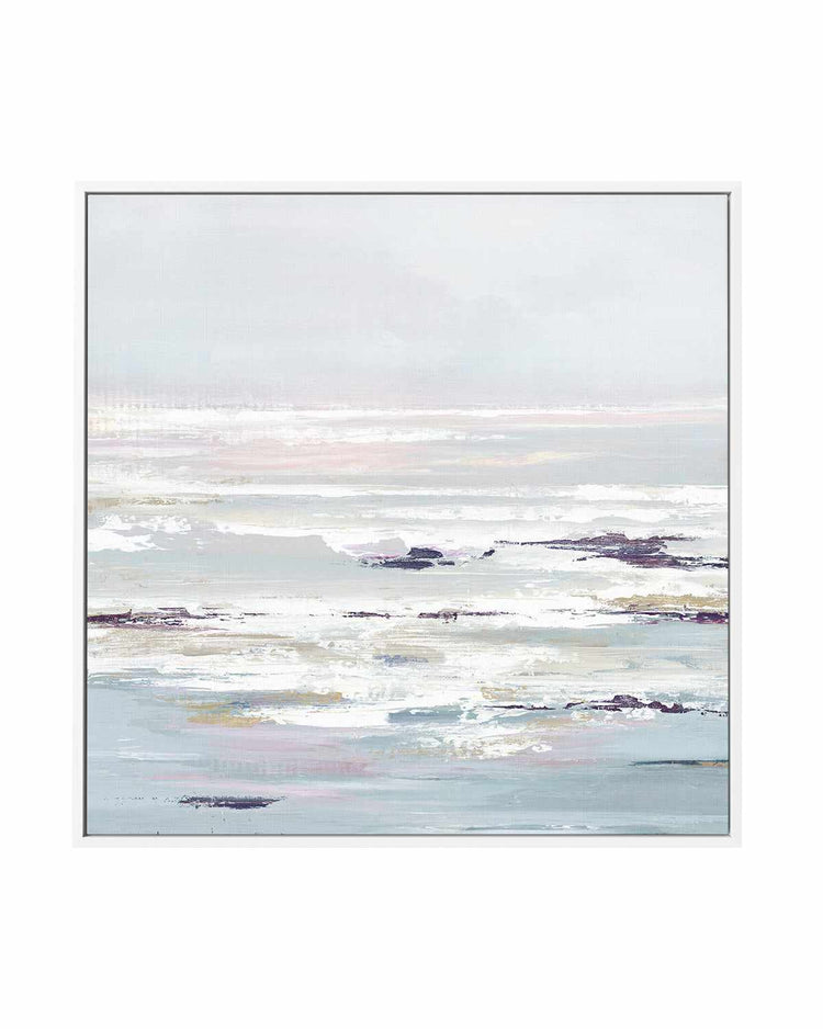 Purple Tides I | Framed Canvas Art Print