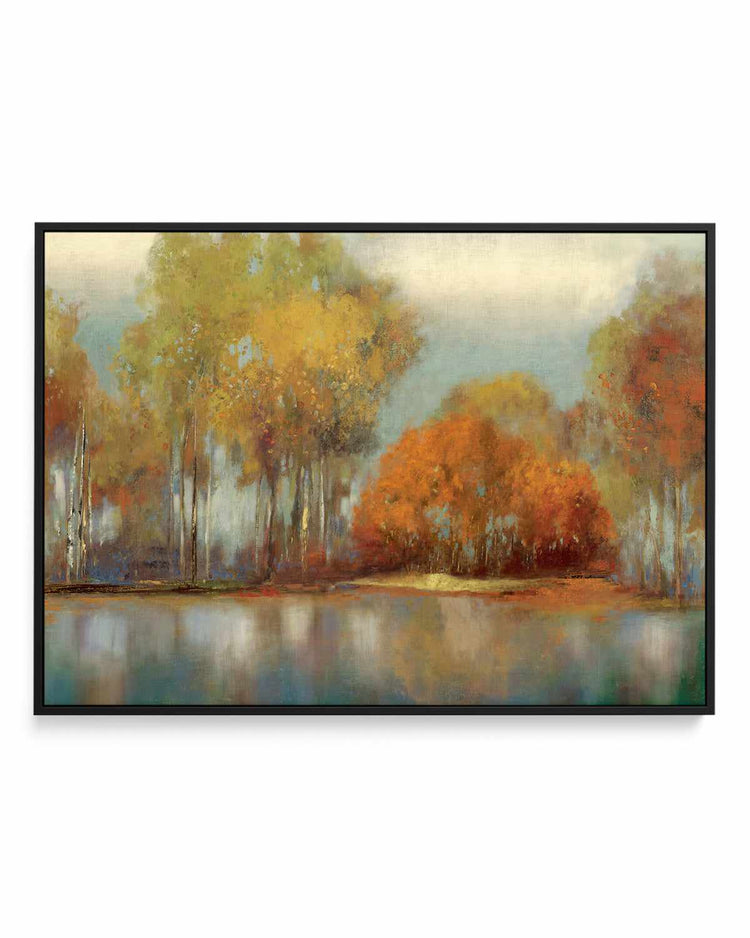 Autumn Forest | Framed Canvas Art Print