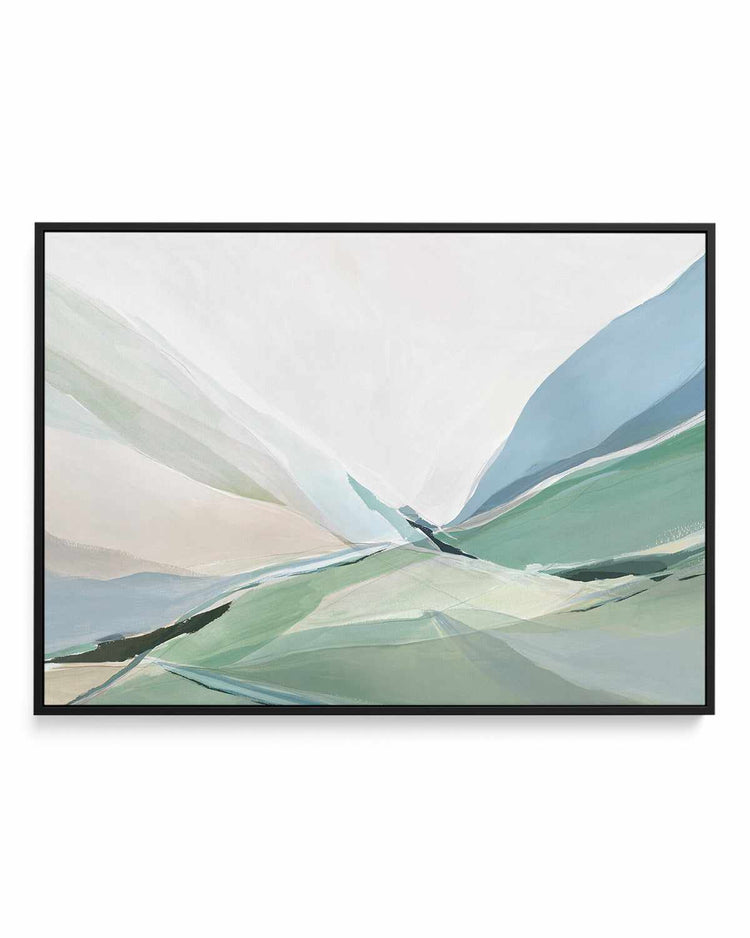 Rolling Green | Framed Canvas Art Print