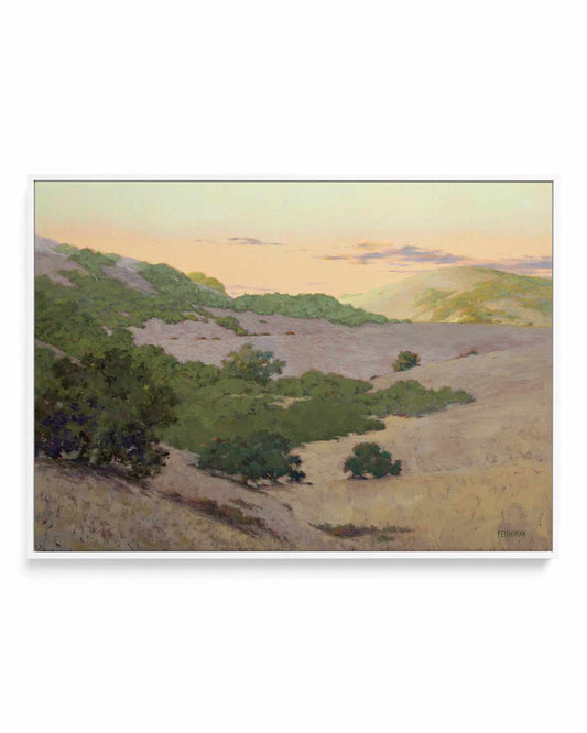 San Juan Bautista Hills by Ed Penniman | Framed Canvas Art Print