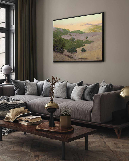San Juan Bautista Hills by Ed Penniman | Framed Canvas Art Print