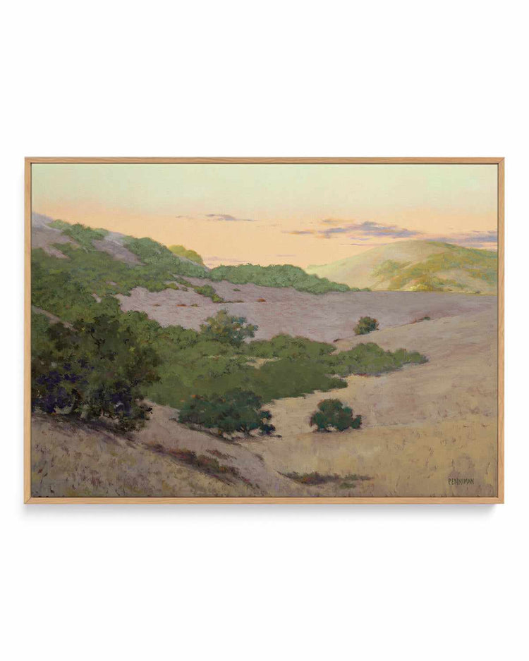 San Juan Bautista Hills by Ed Penniman | Framed Canvas Art Print