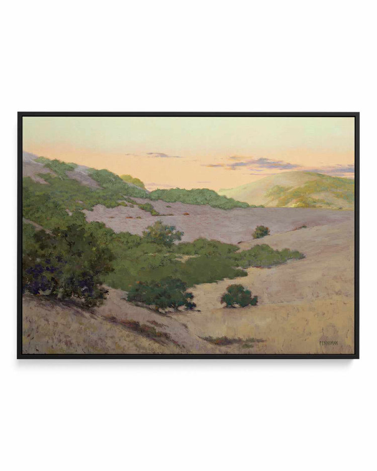 San Juan Bautista Hills by Ed Penniman | Framed Canvas Art Print