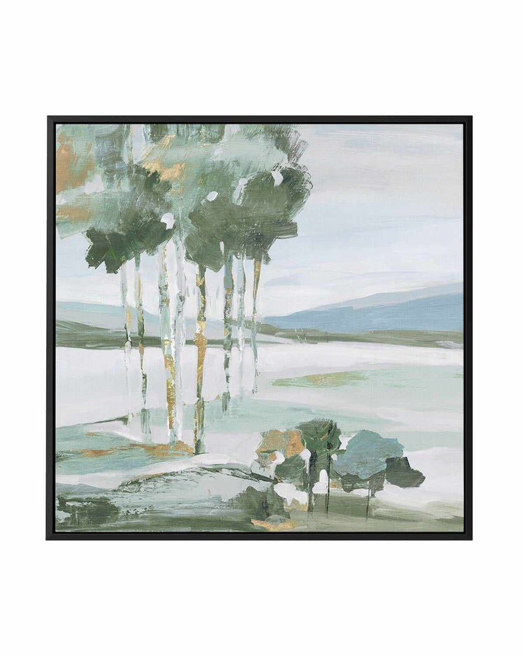 Serene Blue II | Framed Canvas Art Print