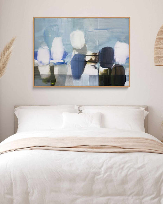 Spatial Composition LS I by Stephane Villafane | Framed Canvas Art Print