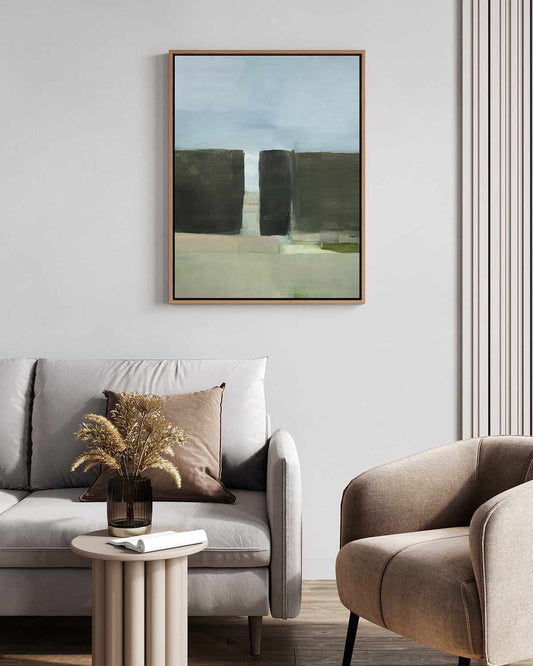 Spatial Composition PT II by Stephane Villafane | Framed Canvas Art Print