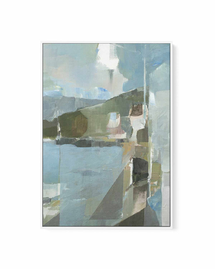 Spatial Composition PT IV by Stephane Villafane | Framed Canvas Art Print
