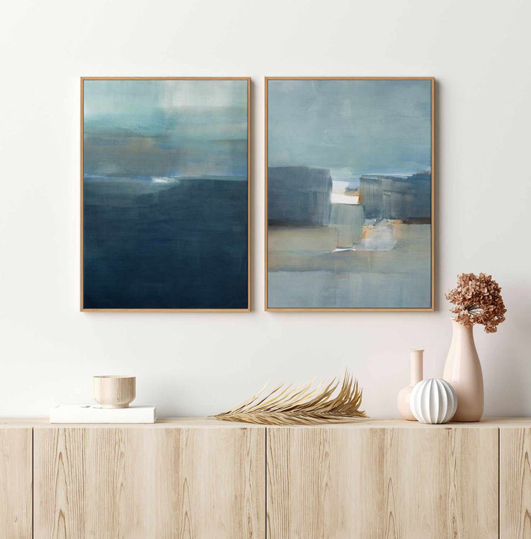 Spatial Composition PT III by Stephane Villafane | Framed Canvas Art Print