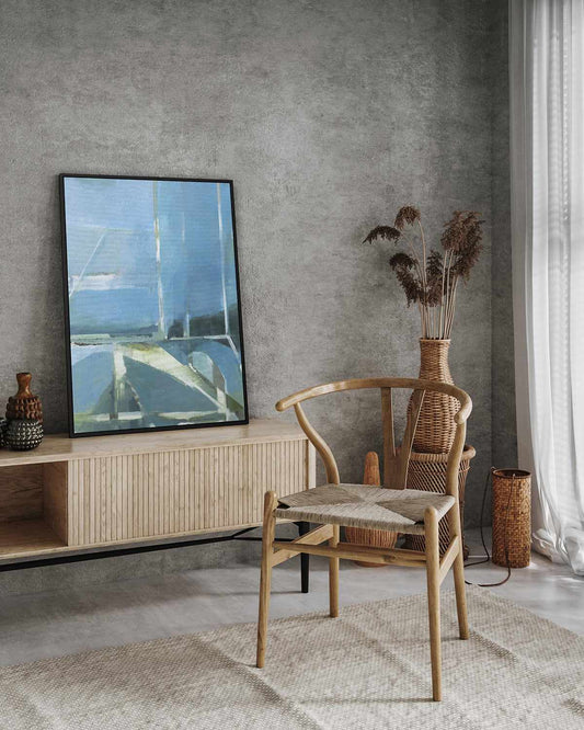 Spatial Composition PT V by Stephane Villafane | Framed Canvas Art Print