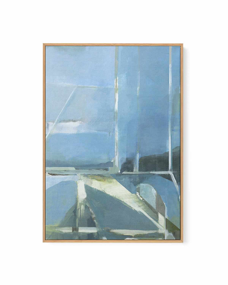 Spatial Composition PT V by Stephane Villafane | Framed Canvas Art Print