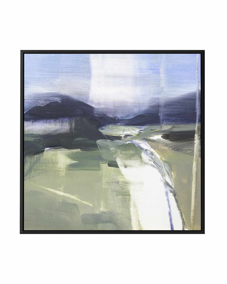 Spatial Composition SQ II by Stephane Villafane | Framed Canvas Art Print