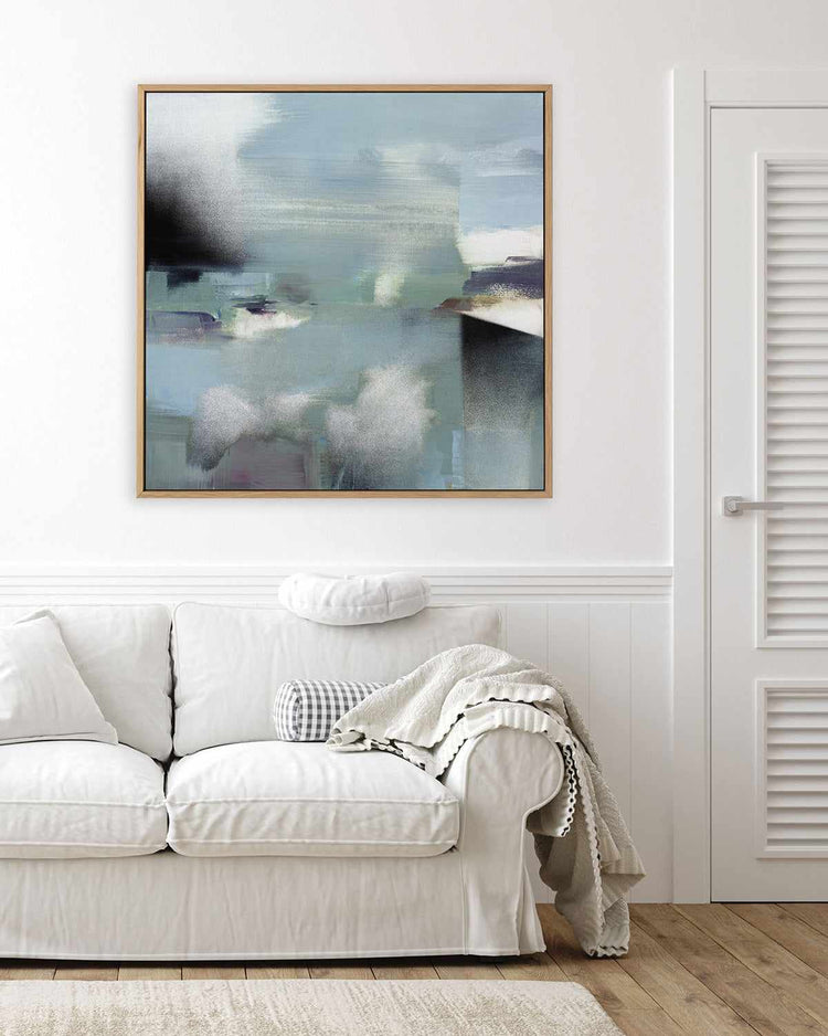 Spatial Composition SQ III by Stephane Villafane | Framed Canvas Art Print