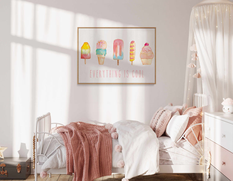 Summer Delight | Framed Canvas Art Print