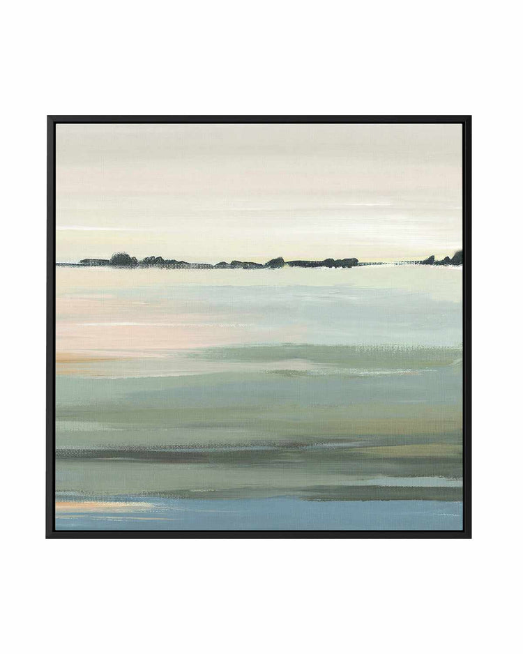 The Calm I Right SQ | Framed Canvas Art Print