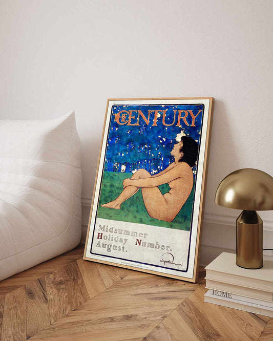 The Century Vintage Poster | Framed Canvas Art Print