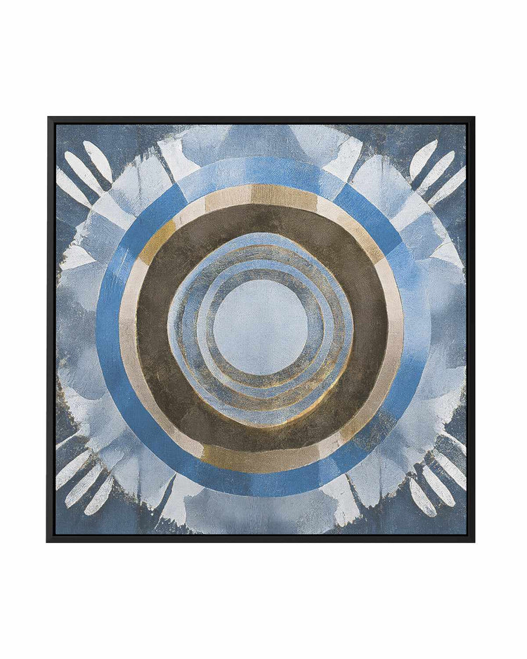 Tribal Circle I | Framed Canvas Art Print