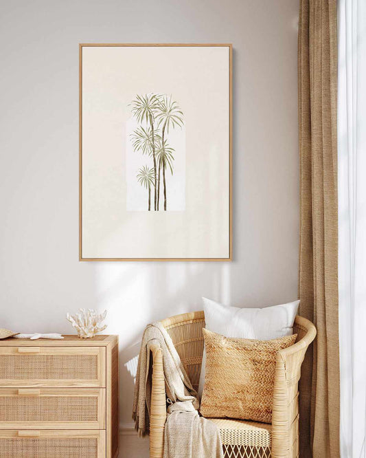 Tropical Window III by Yuyu Pont | Framed Canvas Art Print