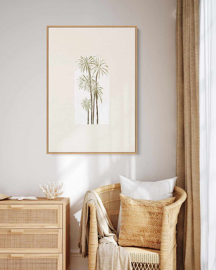 Tropical Window III by Yuyu Pont | Framed Canvas Art Print