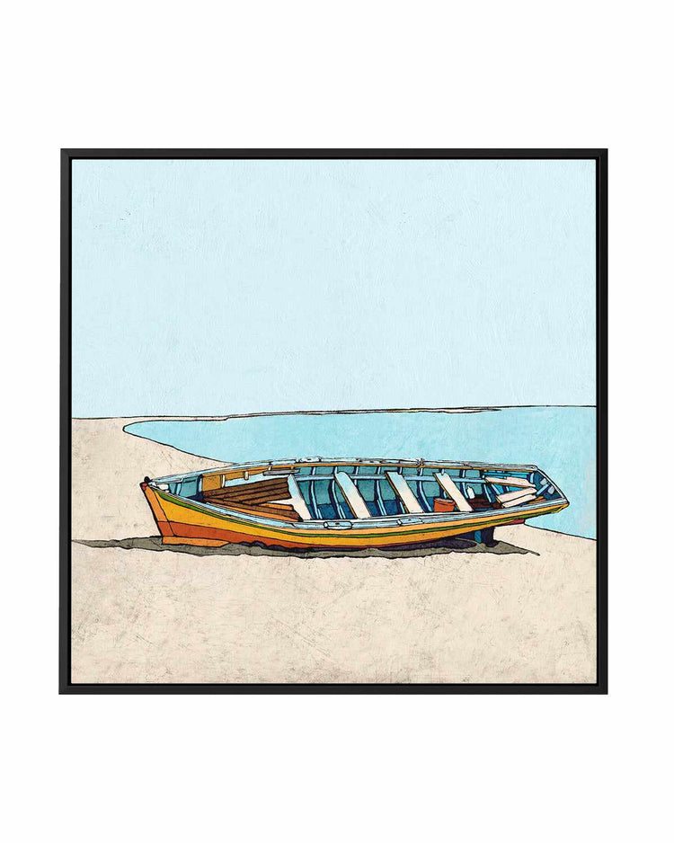 Under Clear Sky | Framed Canvas Art Print