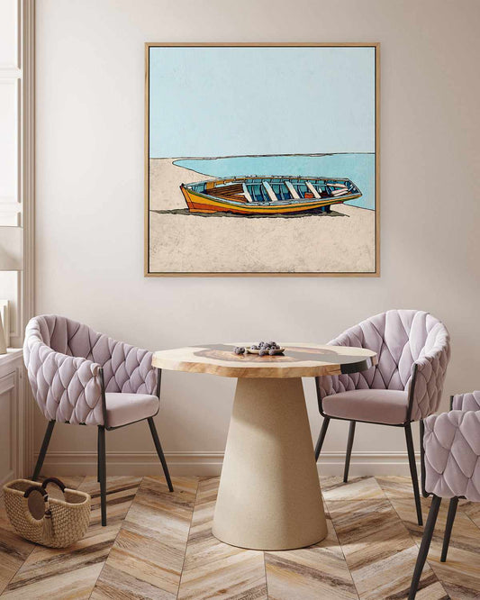 Under Clear Sky | Framed Canvas Art Print