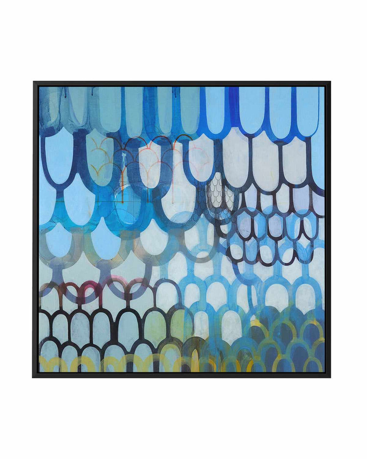 Undulations by Naomi Taitz Duffy | Framed Canvas Art Print