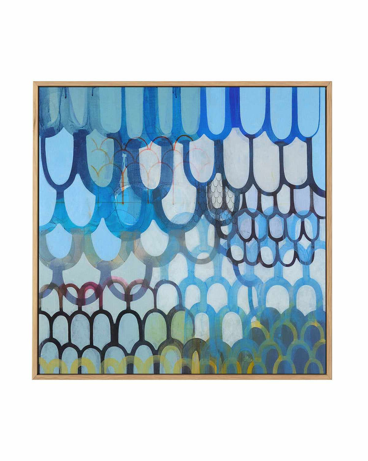 Undulations by Naomi Taitz Duffy | Framed Canvas Art Print