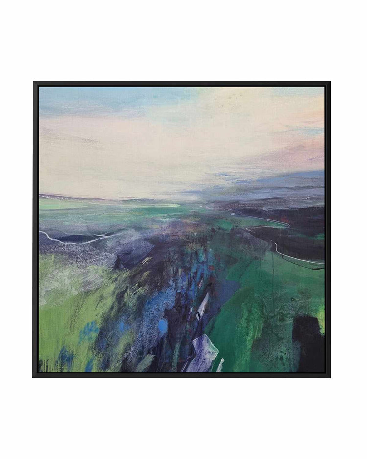Viridescent Valley I by Andrew Kinmont | Framed Canvas Art Print